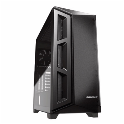 CABINET ATX MIDI TOWER COUGAR 3858M30R DARKBLADER X5 TRANSLUCENT BLACK 220X486X468MM 7SLOT 2X3,5'' 2X2,5'' VETRO DARKBLADERX5/B