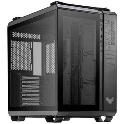 CABINET ATX MIDI TOWER ASUS TUF GAMING GT502 BLACK 4XCOMBO-BAY 8XSLOT-ESP. NO-ALIM. 285X450X446MM 90DC0090-B09010