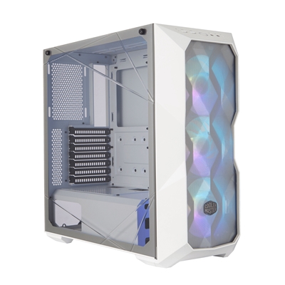 CABINET ATX MIDI TOWER COOLER MASTER MCB-D500D-WGNN-S01 MASTERBOX TD500 ARGB BIANCO ATX 2X3.5 4X2.5 2XUSB3.2 LATO TRASP. NOALIM