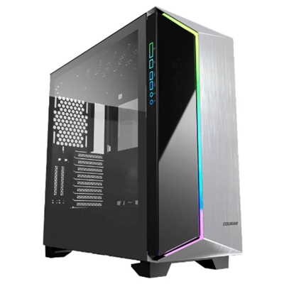 CABINET TOWER COUGAR 3858M30GA DARKBLADER-G RGB NERO 232X523X518MM 8SLOT 4X3,5'' 4X2,5'' VETRO 1XFAN