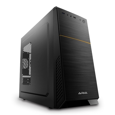 CABINET ATX MIDI TOWER ATLANTIS WL01-C171 MOD.ARIA C171 NERO 1X5.25 EST. 3(4)X3.5'',2(1)X2.5''INT.1XUSB2.0+1XUSB3.0-7PCI SLOT