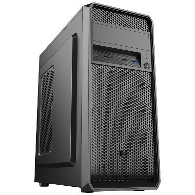 CABINET ITEK PRIME DARK - MIDDLE TOWER, ATX, 2X5.25, 2X3.5, 1XUSB3.0 2XUSB2.0, 1X12CM FAN, ALIM 500W (ITOCPR10D) FINO:31/01