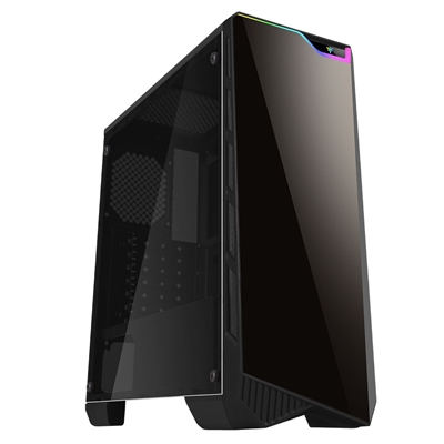 CABINET ITEK ITGCANX10E NOOXES X10 EVO - GAMING MIDDLE TOWER, 2XUSB3, TRASP SIDE PANEL FINO:31/01