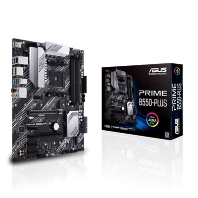 MB ASUS PRIME B550-PLUS B550 AM4 4XDDR4-4600O.C. 1XPCIE4.0X16 HDMI-2.1 DP 6XSATA3R M.2 GBLAN ATX 90MB14U0-M0EAY0 FINO:26/01