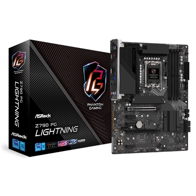 MB ASROCK Z790 PG LIGHTNING LGA1700 4XDDR5DC-7200OC 1XPCIE5.0X16 HDMI 4XSATA3R M.2 GBLAN USB3.2 ATX 90-MXBKA0-A0UAYZ