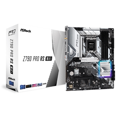 MB ASROCK Z790 PRO RS WIFI LGA1700 4XDDR5DC-7200OC 1XPCIE5.0X16 HDMI 8XSATA3R M.2 GBLAN USB3.2 WI-FI ATX 90-MXBL50-A0UAYZ