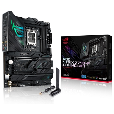 MB ASUS ROG STRIX Z790-F GAMING WIFI Z790 LGA1700 4XDDR5DC-7200(O.C.) DP HDMI 1XPCIE5.0X16 4XSATA3 M.2 WIFI ATX 90MB1CP0-M0EAY0