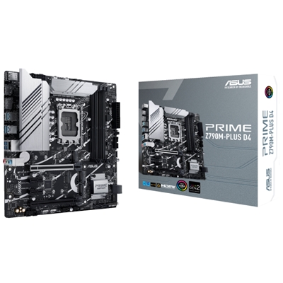 MB ASUS PRIME Z790M-PLUS D4 Z790 LGA1700 4XDDR4DC-5333(O.C.) DP HDMI 1XPCIE5.0X16 4XSATA3 M.2 USB3.2 MATX 90MB1D20-M0EAY0