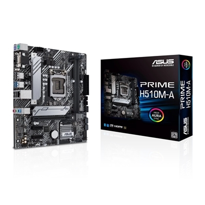 MB ASUS PRIME H510M-A H510 LGA1200 2XDDR4DC-3200O.C. D-SUB DP HDMI 1XPCIE4.0X16 4XSATA3 M.2 GBLAN USB3.2 MATX 90MB17C0-M0EAY0