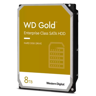 HARD DISK SATA3 3.5'' ENTERPRISE 8000GB(8TB) WD8004FRYZ WD GOLD 256MB CACHE 7200RPM