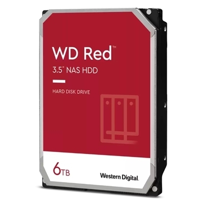 HARD DISK SATA3 3.5'' X NAS 6000GB(6TB) WD60EFAX WD RED 256MB CACHE 5400RPM CERTIFIED REPAIR