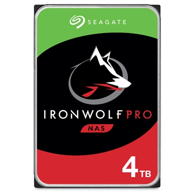 HARD DISK SATA3 3.5'' X NAS 4000GB(4TB) SEAGATE IRONWOLF PRO ST4000NE001 7200RPM CACHE 256MB PER NAS FINO A 24 UNITÀ