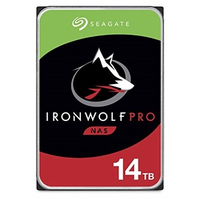 HARD DISK SATA3 3.5'' X NAS 14000GB(14TB) SEAGATE IRONWOLF PRO ST14000NE0008 7200RPM CACHE 256MB PER NAS FINO A 24 UNITÀ