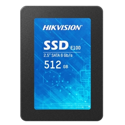 SSD-SOLID STATE DISK 2.5'' 512GB SATA3 HIKVISION E100 (HS-SSD-E100 512G) READ:550MB/S-WRITE:480MB/S