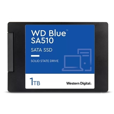 SSD-SOLID STATE DISK 2.5'' 1000GB (1TB) SATA3 WD BLUE SA510 WDS100T3B0A READ:560MB/S-WRITE:520MB/S