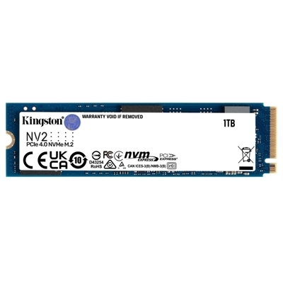 SSD-SOLID STATE DISK M.2(2280) NVME 1000GB (1TB) PCIE4.0X4 KINGSTON SNV2S/1000G READ:3500MB/S-WRITE:2100MB/S