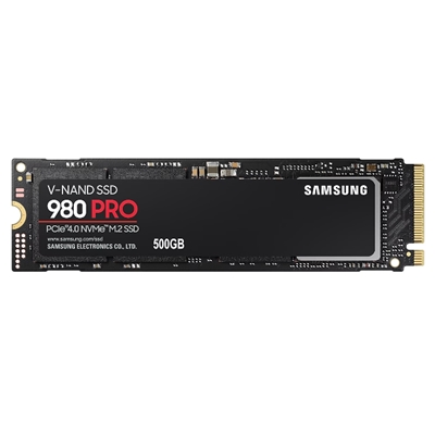 SSD-SOLID STATE DISK M.2(2280) NVME1.3 500GB PCIE4.0X4 SAMSUNG MZ-V8P500BW SSD980PRO READ:6900MB/S-WRITE:5000MB/S