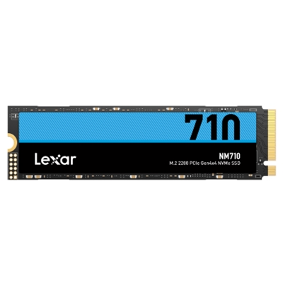 SSD-SOLID STATE DISK M.2(2280) NVME 500GB PCIE4.0X4 LEXAR LNM710 LNM710X500G-RNNNG READ:5000MB/S-WRITE:2600MB