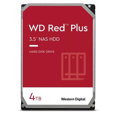 HARD DISK SATA3 3.5'' X NAS 4000GB(4TB) WD40EFPX WD RED PLUS 256MB CACHE 5400RPM