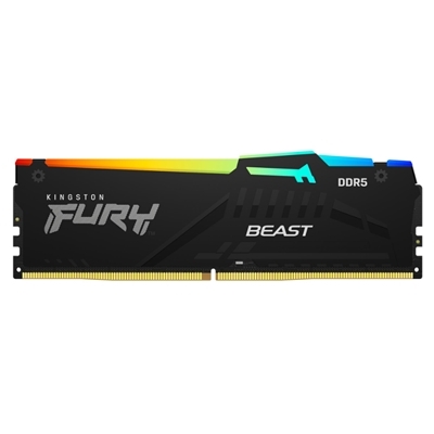 DDR5 16GB 5600MHZ RGB KF556C40BBA-16 KINGSTON FURY BEAST BLACK CL40