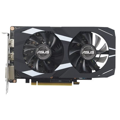 SVGA ASUS DUAL-GTX1650-O4GD6-P-EVO 4GDDR6 128BIT 1785MHZ-BOOST PCIE3.0 HDMI DP DVI-D 7680X4320 HDCP2.5 2SLOT 90YV0EZD FINO:31/01