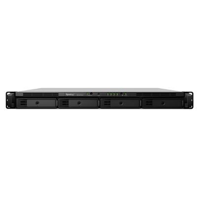 NAS SYNOLOGY RS1619XS+ X4HD 3.5''/2.5'' SATA2/3>NO HD<RACK 1U-QCORE2.2GHZ-DDR4 8GB ECC-4P GIGA-2P USB+1P ESP.-SUPP.75 TELECAMERE