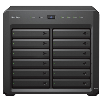 NAS SYNOLOGY DS2422+ 12HD 3.5''/2.5''SATA2/3>NO HD<4P 1GBE 1P PCIE.-DDR4 4GB- QUADCORE AMD RYZEN -GAR.3 ANNI