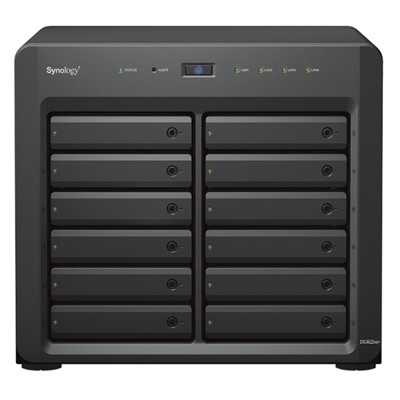 NAS SYNOLOGY DS3622XS+ X12HD 3.5/2.5''SATA2/3 >NO HD<HOT SWAP XEON 6-CORE -DDR4 16GB RAM-2P 10GBE 2P 1GBE-3P USB3.2