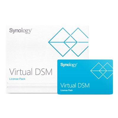 LICENZA SYNOLOGY VIRTUAL DSM PER VIRTUAL MACHINE MANAGER, INCLUSI I SERVIZI PER I FILE E APPLICAZIONI SUPPLEMENTARI.