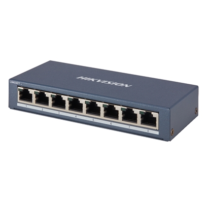 SWITCH 8P LAN GIGABIT HIKVISION DS-3E0508-E(B) UNMANAGED