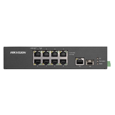 SWITCH 8P 10/100M RJ45 POE +1P GIGABIT RJ45+1P GIGABIT SFP UPLINK HIKVISION DS-3T0310HP-E/HS UNMANAGED L2 -802.3AF/AT/BT-