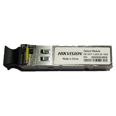 MODULO LC HIKVISION HK-SFP-1.25G-20-1550 TX1550NM/1.25G, RX1310NM/1.25G, LC, SINGLE-MODE/SINGLE FIBER 20KM