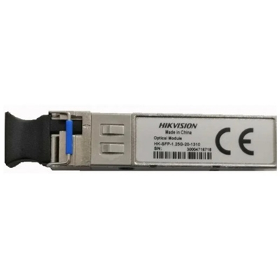 MODULO LC HIKVISION HK-SFP-1.25G-20-1310-DF TX1310NM/1.25G, RX1310NM/1.25G, SINGLE MODE/DUPLEX 20KM