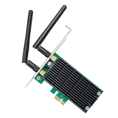 ADATTATORE PCI EXPRESS WI-FI AC1200 TP-LINK ARCHER T4E 300MBPS A 2.4GHZ + 867MBPS A 5GHZ BEAMFORMING FINO:31/01