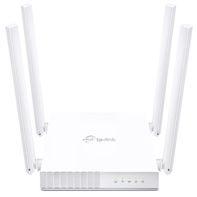 WIRELESS AC750 ROUTER DUAL BAND TP-LINK ARCHER C24 5GHZX433MBPS/2.4GHZX300MBPS 1P×10/100M WAN,4P ×10/100M FINO:31/01