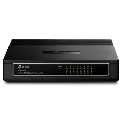 SWITCH 16P LAN 10/100M TP-LINK TL-SF1016D DESKTOP -GARANZIA 3 ANNI-