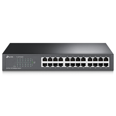 SWITCH 24P LAN 10/100M TP-LINK TL-SF1024D -GARANZIA 3 ANNI-