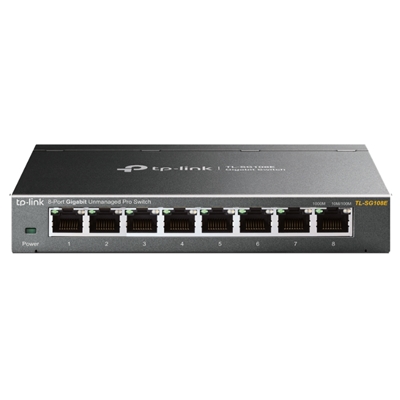 SWITCH 8P LAN GIGABIT TP-LINK TL-SG108E EASY SMART IGMP SNOOPING,MTU/PORT/TAG-BASED VLAN QOS -GARANZIA A VITA