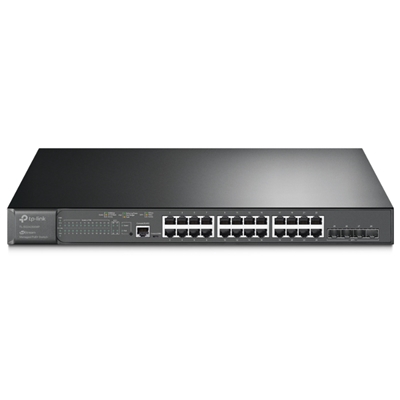 SWITCH 24P LAN GIGABIT POE+ - 4P 10GE SFP+ L2 TP-LINK TL-SG3428XMP L2+ - GARANZIA A VITA