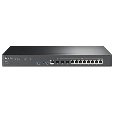 ROUTER VPN TPLINK ER8411 1P 10G SFP+ WAN, GIGA 1P 10G SFP+ WAN/LAN+1P GIGABIT SFP WAN/LAN, 8P GIGABIT RJ45 WAN/LAN, 2P USB3.0