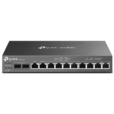 ROUTER VPN GIGABIT TPLINK ER7212PC CON 8P POE+ DA 110W,3 IN 1 (ROUTER, SWITCH POE+, CONTROLLER)