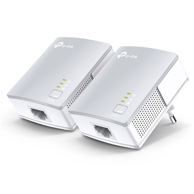 POWERLINE 500M TP-LINK TL-PA411KIT MINI SIZE STARTER KIT CONF.2PZ -MULTISTREAMING -GARANZIA 3 ANNI- FINO:19/01