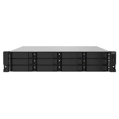 NAS QNAP TS-1232PXU-RP-4G 12HD 3,5''/2,5''SATA6 3GB/S>NO HD<2U RACK 2P 10GBE SFP+2P GBE-4P USB3.0-4GB DDR4UDIMM-QCORE AL324 1.7GHZ