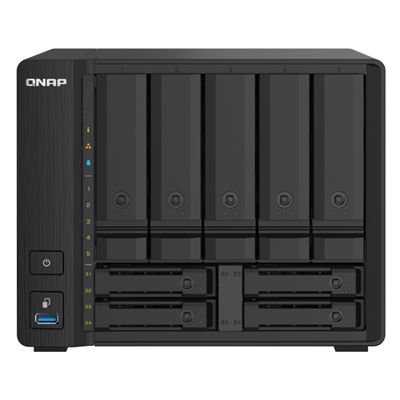 NAS QNAP TS-932PX-4G 9HD 3,5''/2,5''SATA6>NO HD<2P GIGA+2X 10GBE SFP+ 3P USB3.0-2GB DDR4 SODIMM-CPU AL-324 1.7GHZ QCORE-GAR.2 ANNI