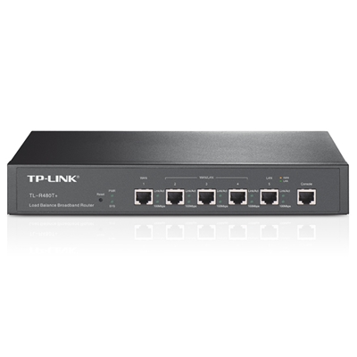 ROUTER LOAD BALANCE BROADBAND TP-LINK TL-R480T+ 5P GIGABIT MULTI-WAN 1P WAN 10/100+1P LAN 10/100 E 3P INTERC.-FIREWALL INTEGRATO