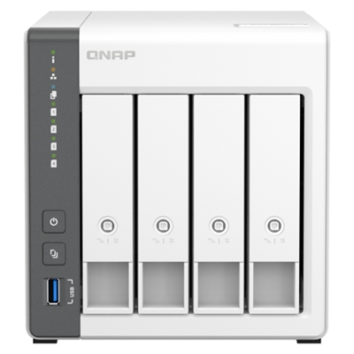 NAS QNAP TS-433-4G X 4HD 3,5''/2,5''SATA6>NO HD< 1P X2.5GBE - 1P X GBE -2P USB2.0-4GB,QUAD CORE ARM 2.0GHZ-GAR.2 ANNI