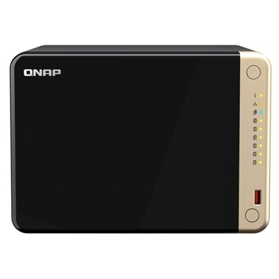 NAS QNAP TS-664-8G 6HD 3,5''/2,5'' SATA6G>NO HD<2PX2.5GBE-4P USB-8GB DDR4 SO-DIMM (NON ESPANDIBILE) -CELERON N5105/N5095 4-CORE