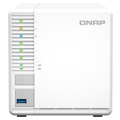 NAS QNAP TS-364-8G 3HD 3,5''/2,5'' SATA6G>NO HD<1PX2.5GBE -3P USB3.2-8GB DDR4 (NON ESPAND.)-CELERON N5105/N5095 4-CORE