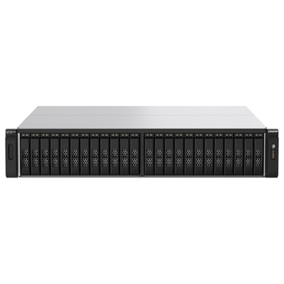 NAS QNAP TS-H2490FU-7232P-64G 24HD >NO HD< 4U 2P 25GBE SFP 28- 2X2.5GBE+ 2P USB3.0-64G DDR4 -AMD EPYC 7232P 3.1GHZ