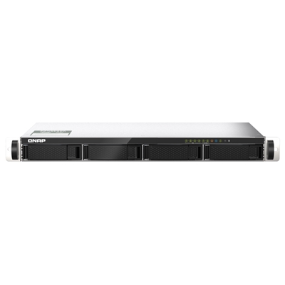 NAS QNAP TS-435XEU-4G 4HD 3,5''/2,5''SATA6 >NO HD<1U RACK 2P 10GBE SFP+2P 2.5GBE-USB3.0-4GB DDR4 SODIMM-QUADCORE 2.2GHZ-